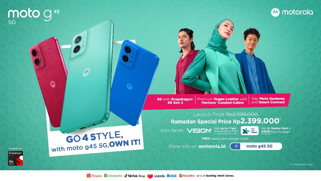 moto g45 5G Punya Fitur Smart Connect Untuk Berbagi Konten Tanpa Hambatan